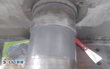索雷技術(shù)在苯甲酸鈉滾筒軸磨損修復(fù)